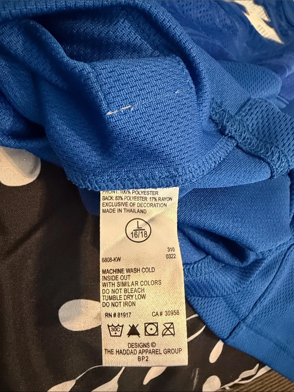Nike Blue and White Kentucky Basketball Jersey #14